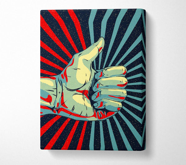  A Canvas Print of Thumbs Up Canvas Art
