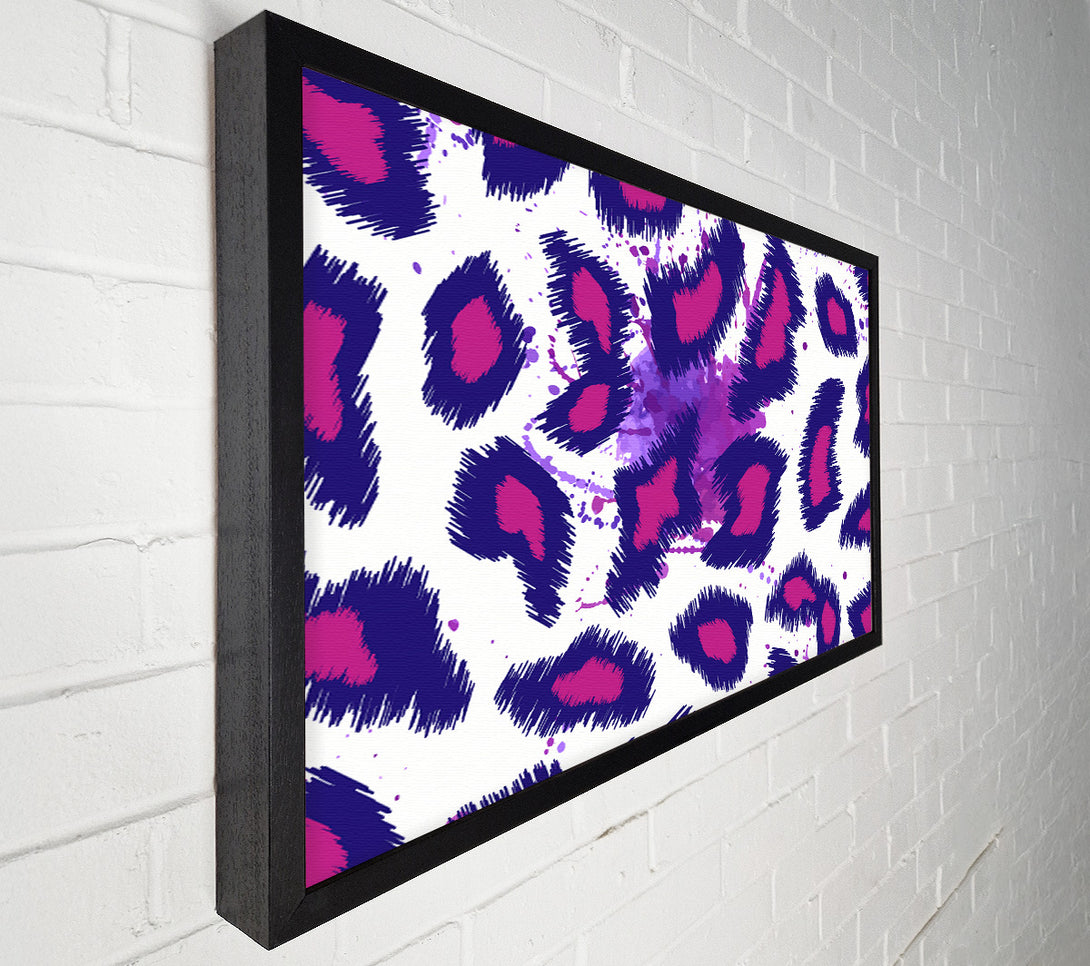  A Canvas Print of Pop Art Leopard Print Canvas Wall Art