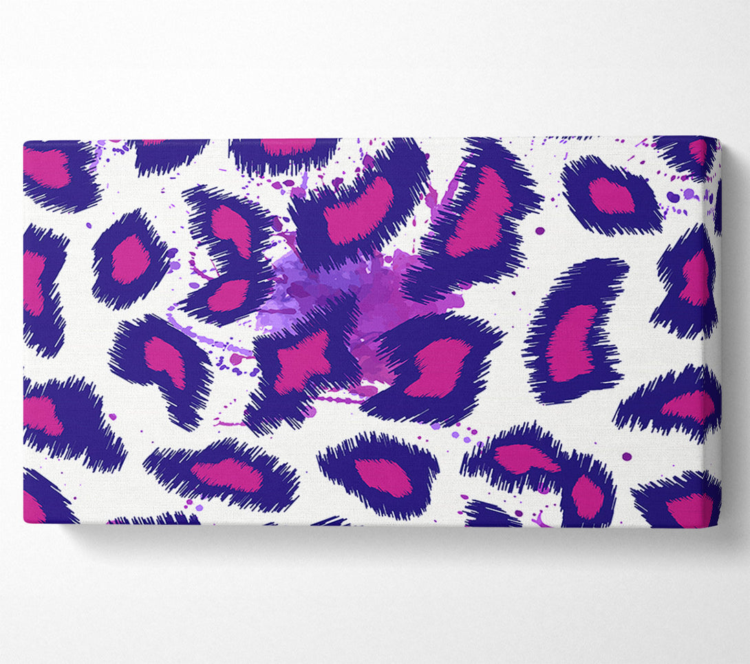  A Canvas Print of Pop Art Leopard Print Canvas Wall Art