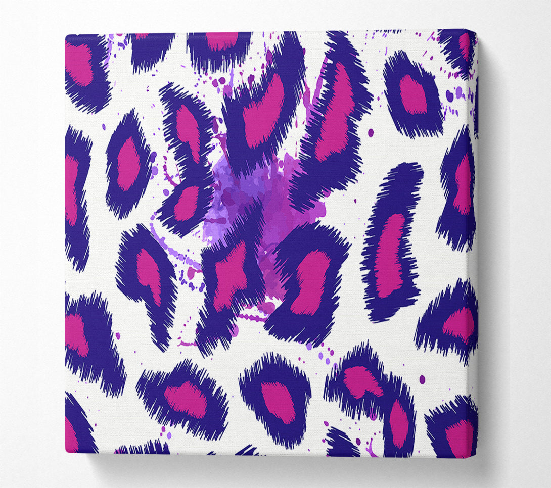  A Canvas Print of Pop Art Leopard Print Canvas Wall Art