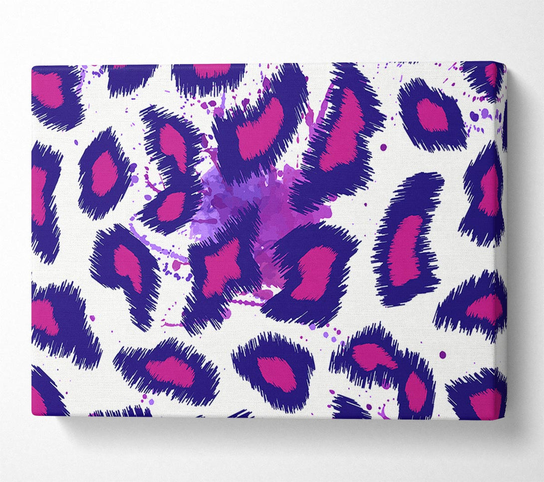  A Canvas Print of Pop Art Leopard Print Canvas Wall Art