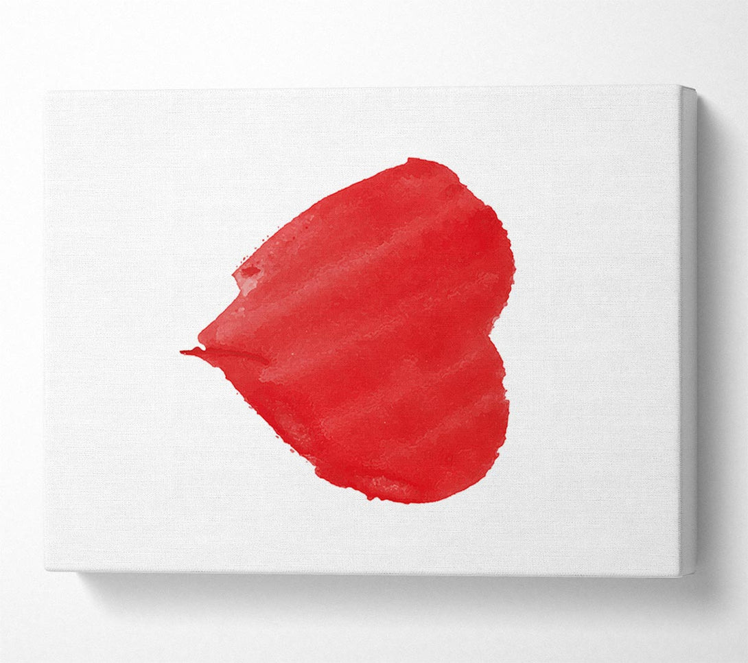  A Canvas Print of Heart Canvas Print