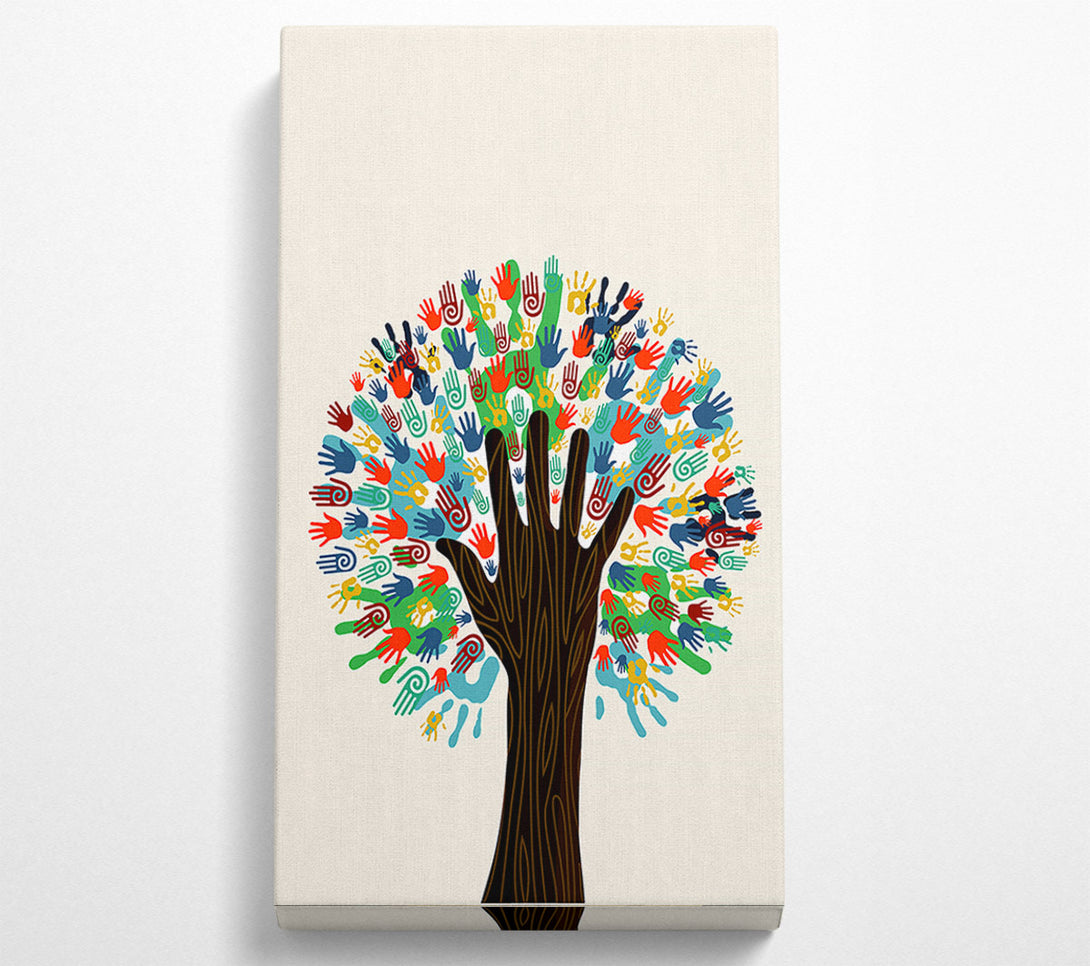  A Canvas Print of Hands Of Life Canvas Art
