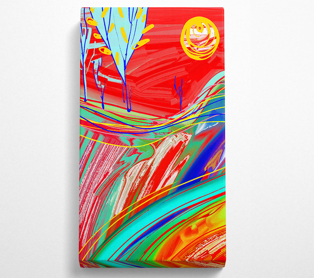  A Canvas Print of Melting Into The Sun Canvas Print