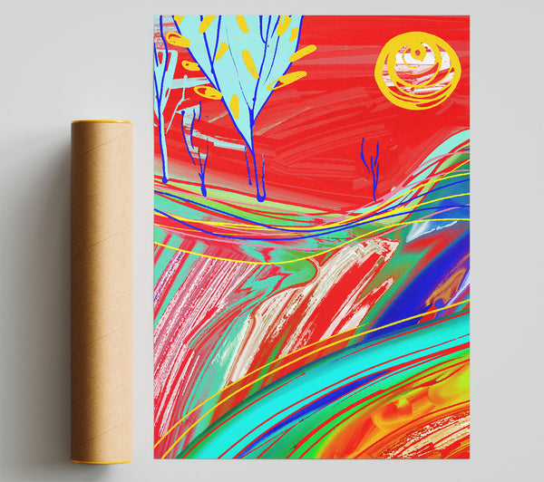 Melting Into The Sun Giclee Print