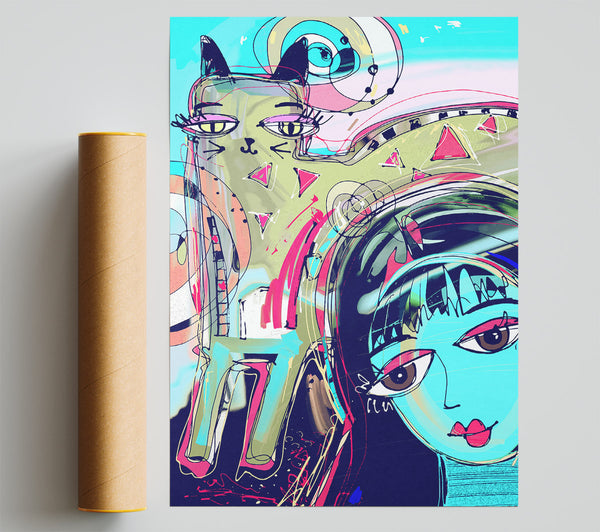 Cat Lady Print