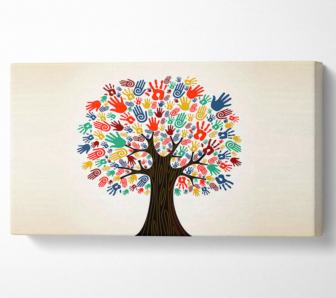  A Canvas Print of Hands Of The Tree Canvas Art