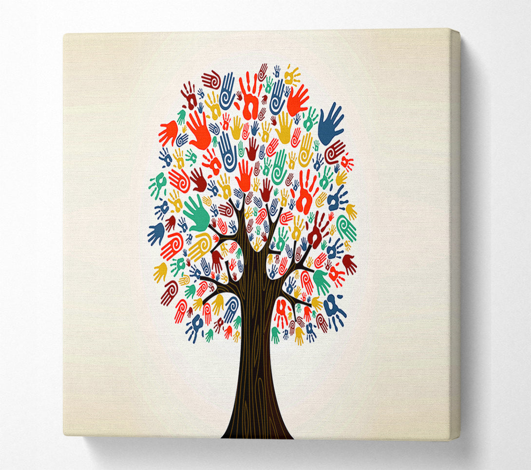  A Canvas Print of Hands Of The Tree Canvas Art