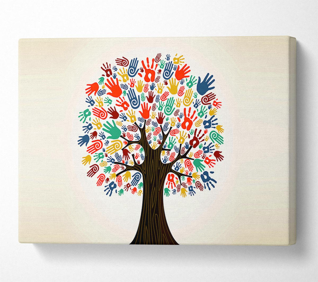  A Canvas Print of Hands Of The Tree Canvas Art