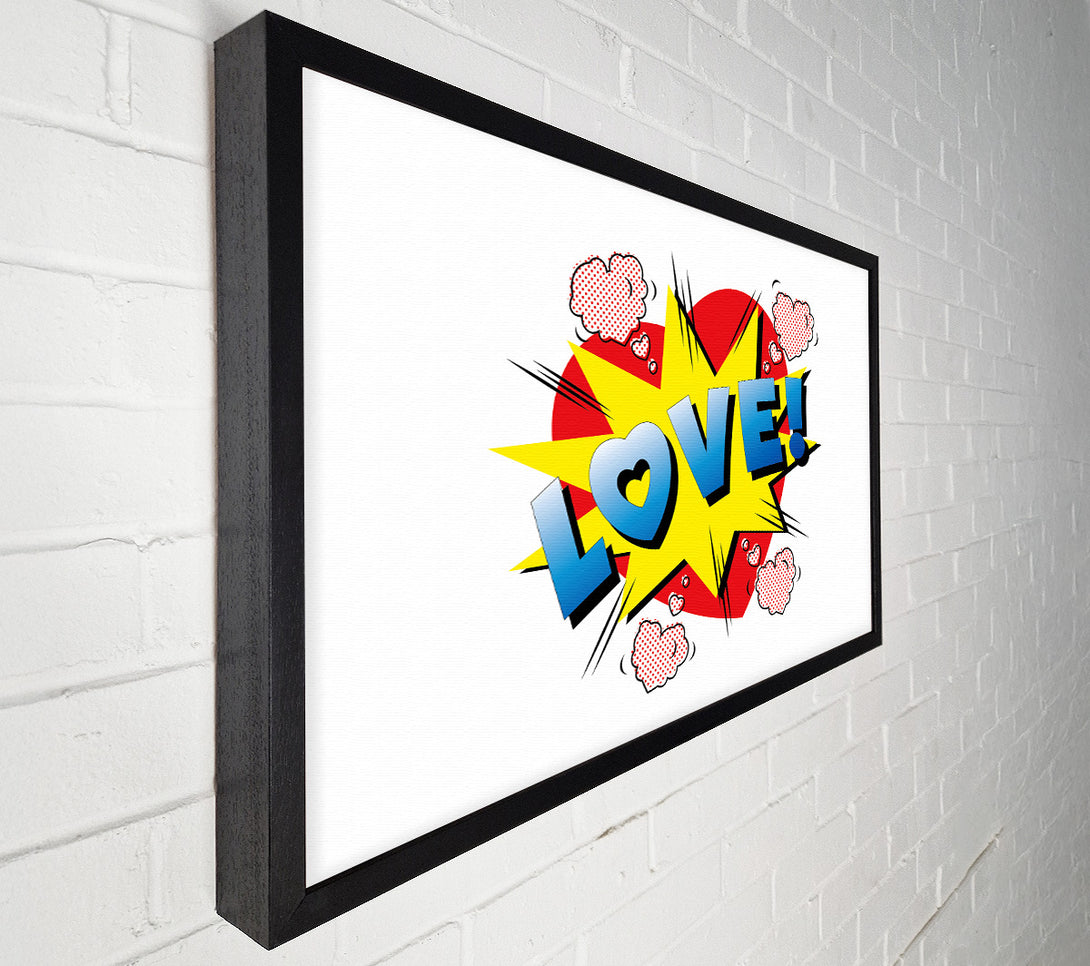  A Canvas Print of Love Punch Canvas Print
