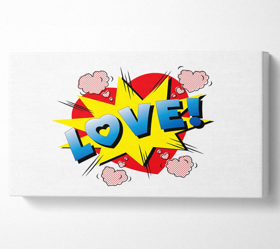  A Canvas Print of Love Punch Canvas Print