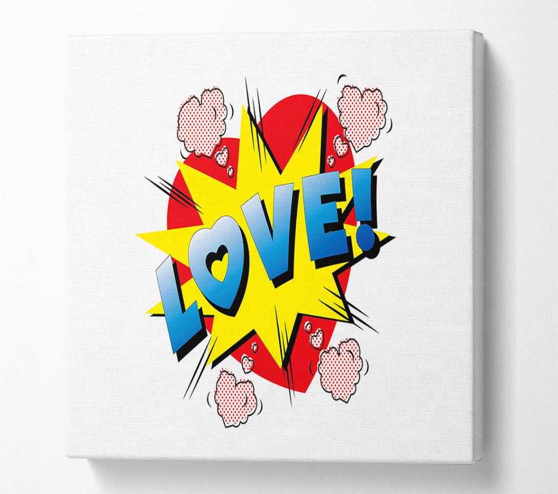  A Canvas Print of Love Punch Canvas Print