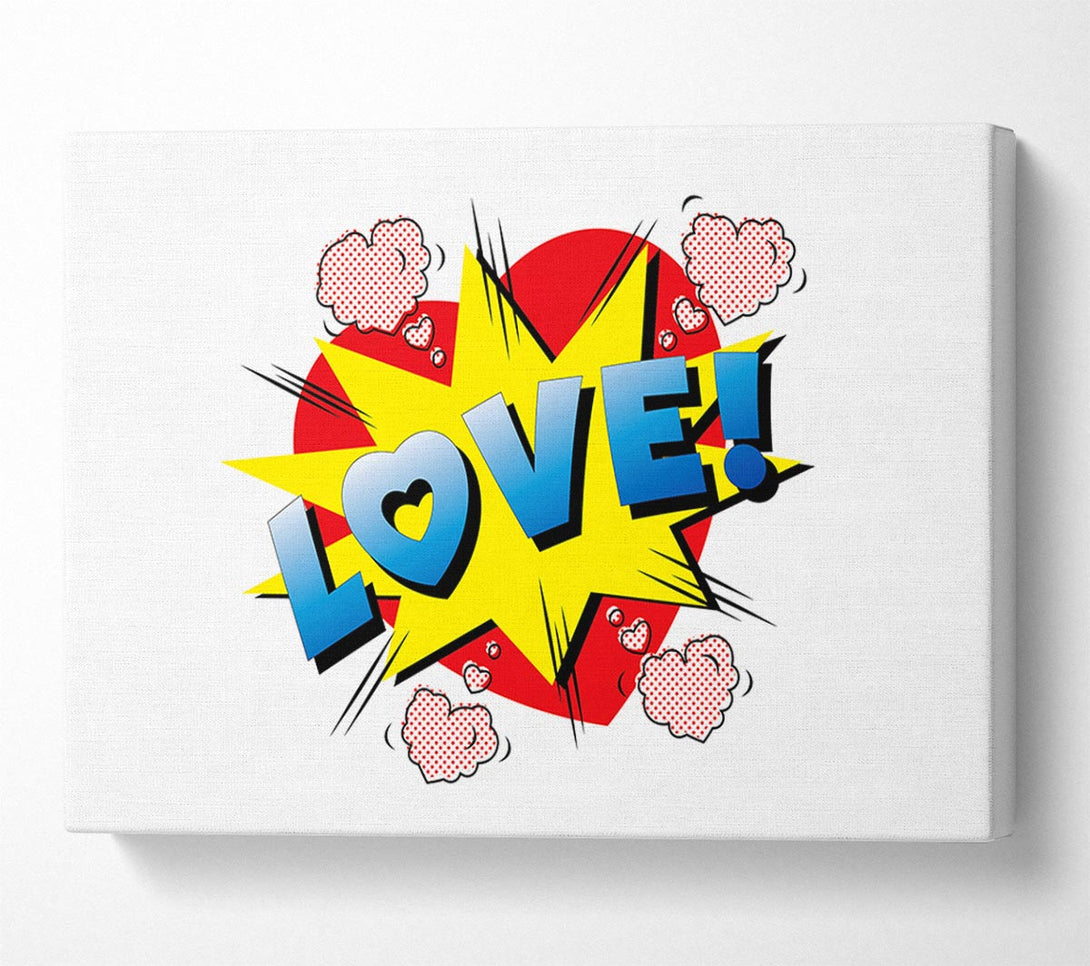  A Canvas Print of Love Punch Canvas Print