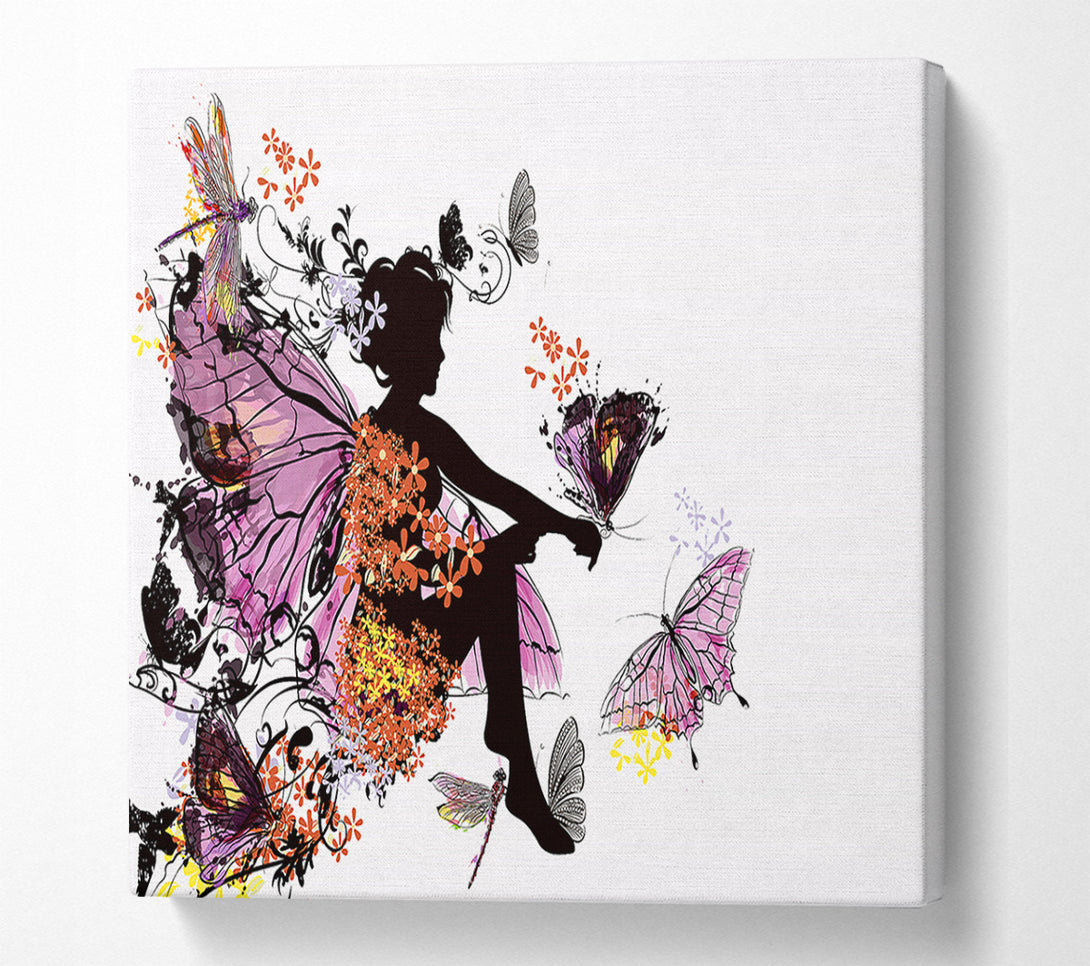  A Canvas Print of Pixie Garden Canvas Wall Art