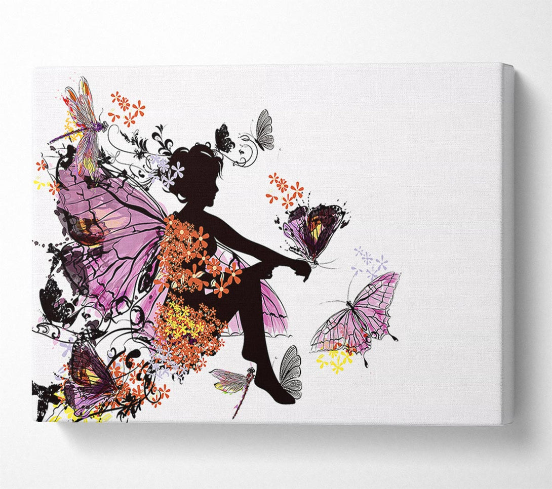  A Canvas Print of Pixie Garden Canvas Wall Art
