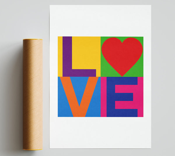 Love Colours Giclee Print