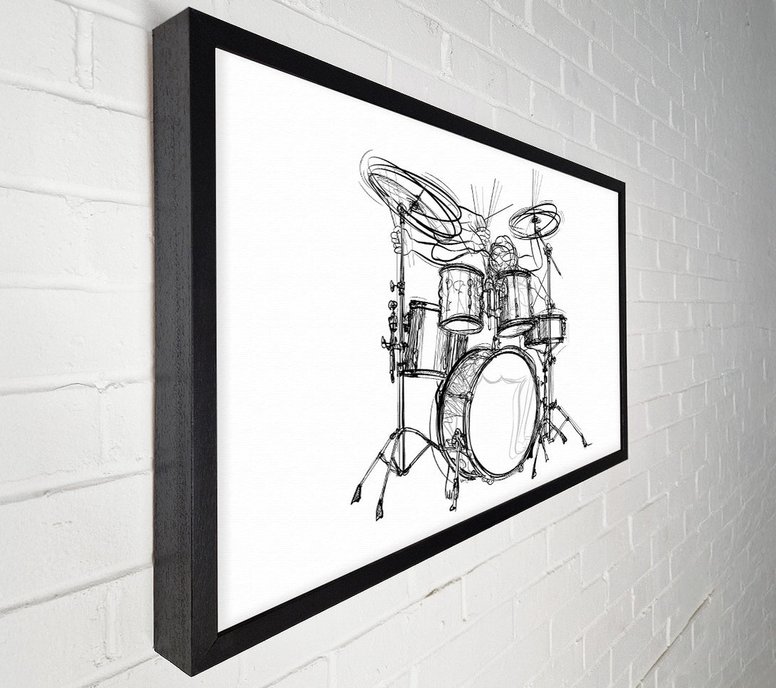  A Canvas Print of Drummer Moves Canvas Wall Art