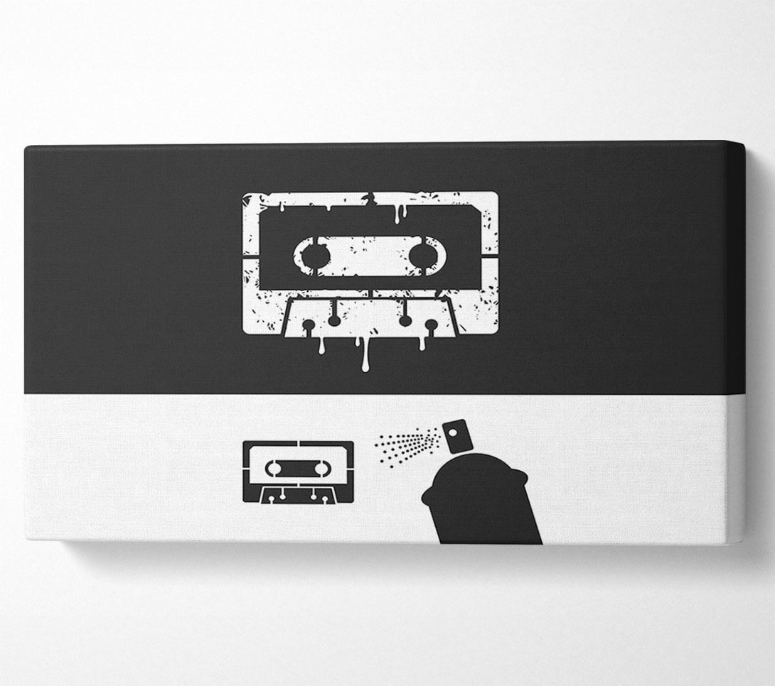  A Canvas Print of Vintage Tapes Canvas Print