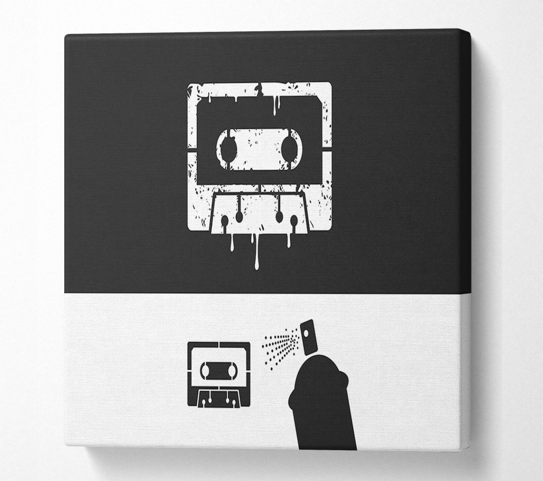  A Canvas Print of Vintage Tapes Canvas Print