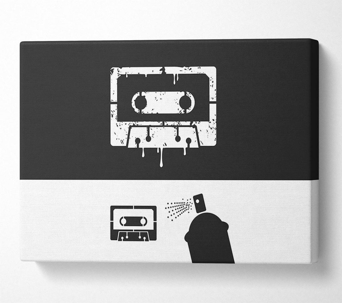  A Canvas Print of Vintage Tapes Canvas Print