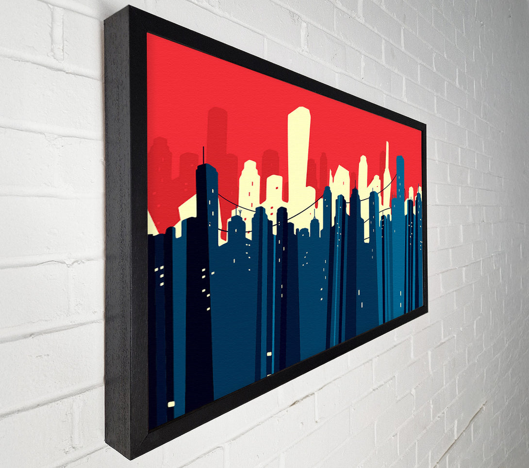  A Canvas Print of Outskirts Of The City Canvas Print