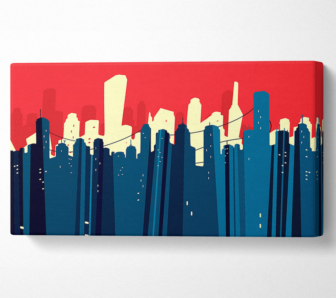  A Canvas Print of Outskirts Of The City Canvas Print