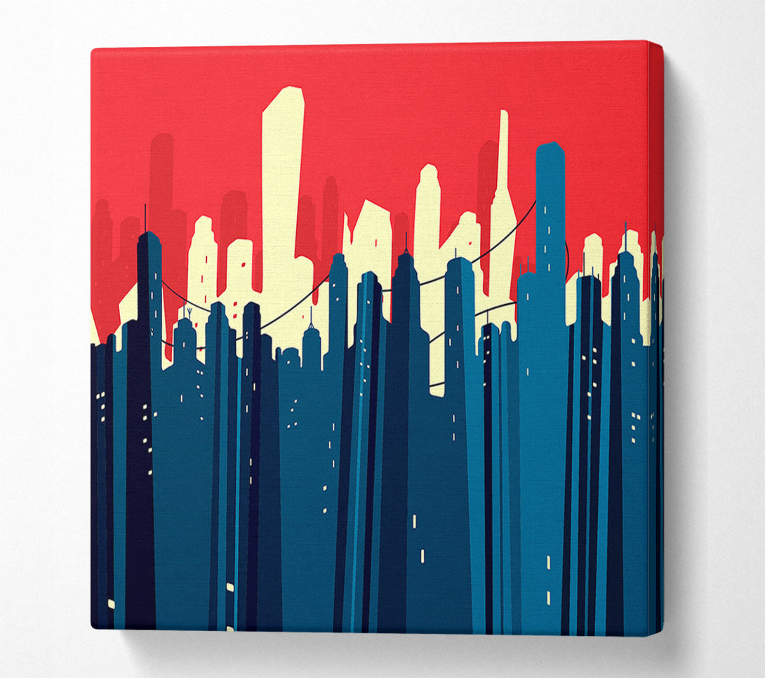  A Canvas Print of Outskirts Of The City Canvas Print