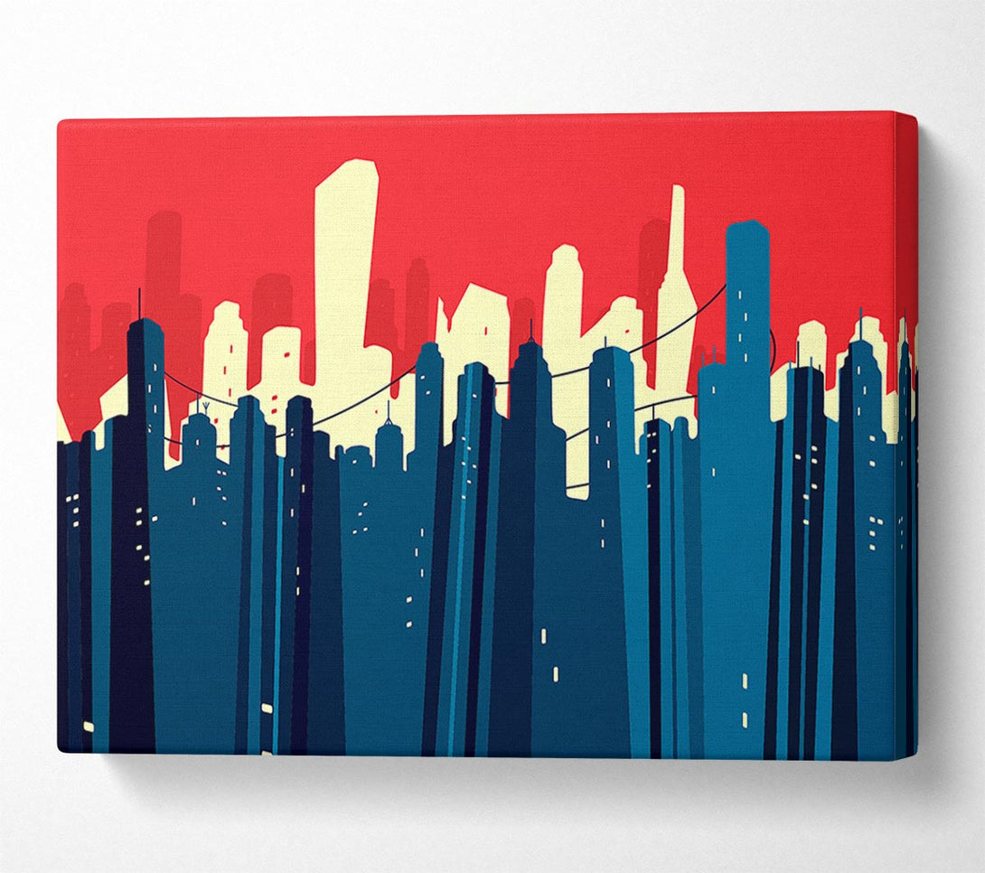  A Canvas Print of Outskirts Of The City Canvas Print
