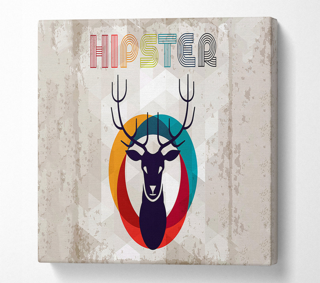  A Canvas Print of Hipster Canvas Print