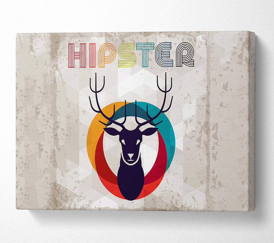  A Canvas Print of Hipster Canvas Print