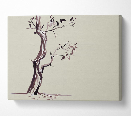 Winter Tree Canvas Wall Art
