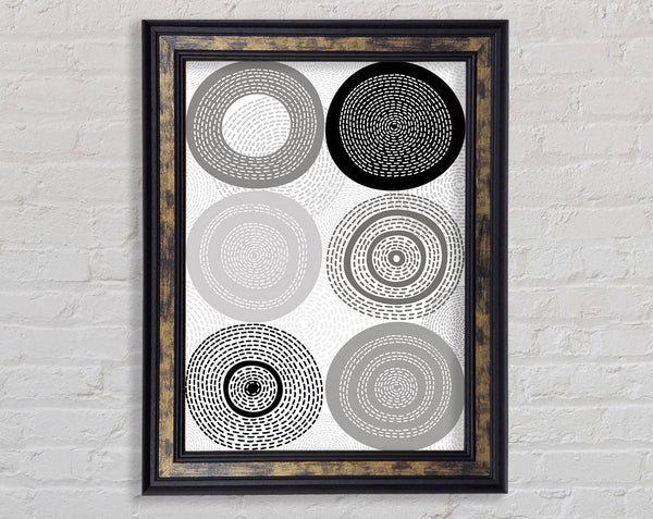 Crop Circles Framed Print