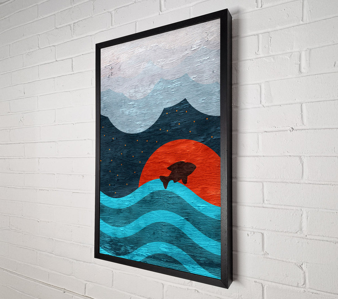  A Canvas Print of Ocean Fish Canvas Wall Art