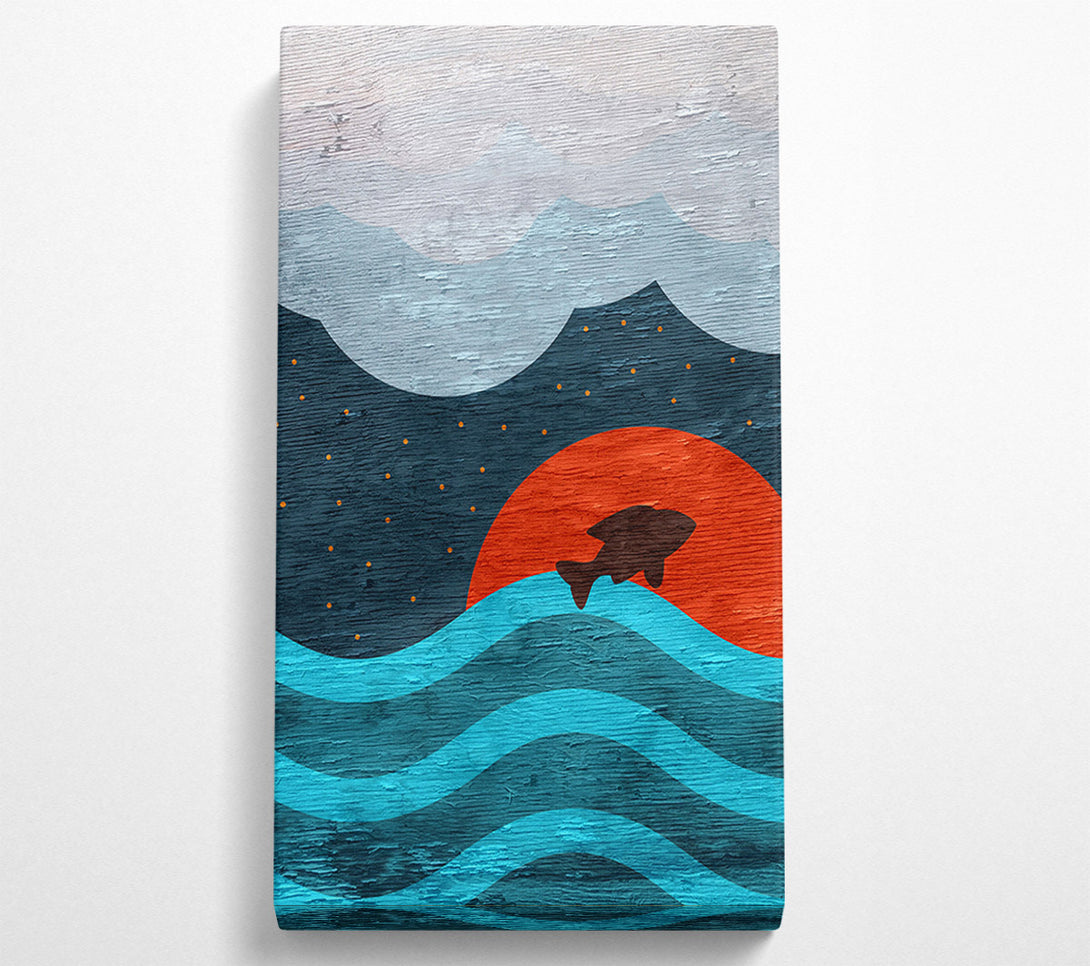  A Canvas Print of Ocean Fish Canvas Wall Art