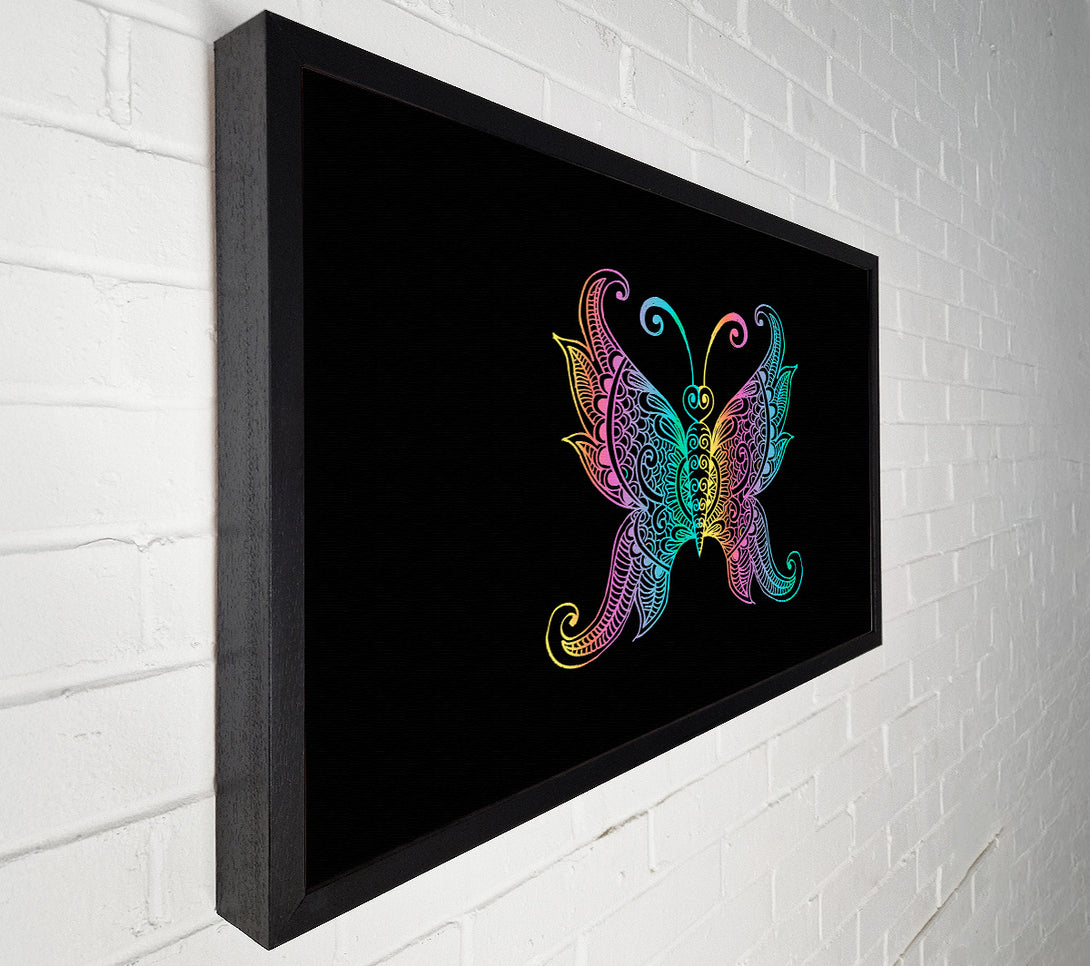  A Canvas Print of Indian Butterfly Canvas Wall Art