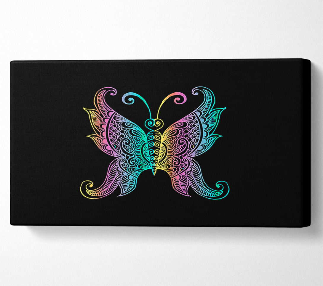  A Canvas Print of Indian Butterfly Canvas Wall Art