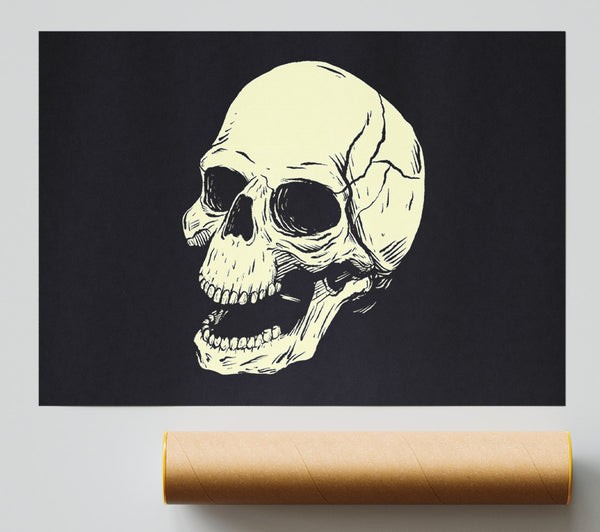 Laughing Skull Print