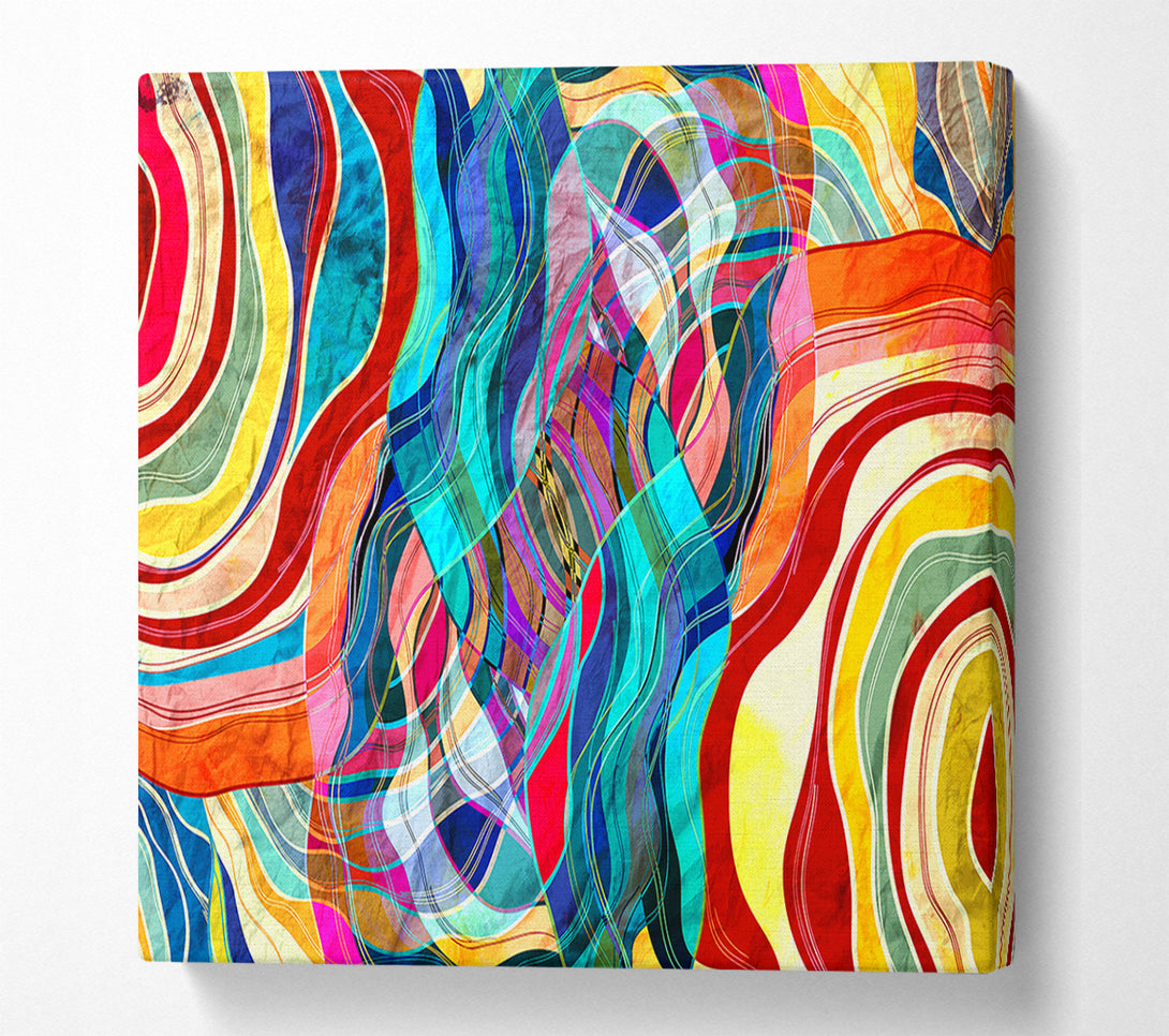  A Canvas Print of Patterns Of Time 3 Canvas Print