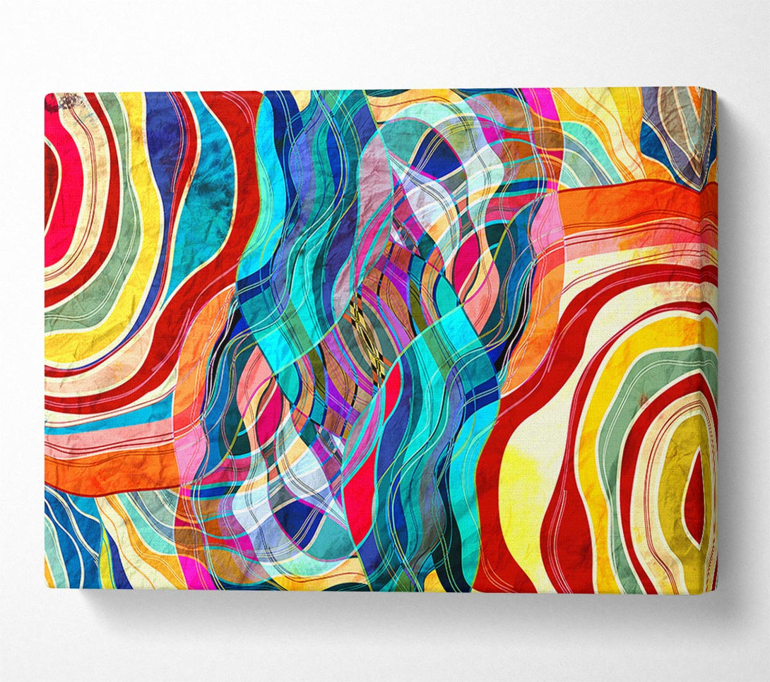 A Canvas Print of Patterns Of Time 3 Canvas Print