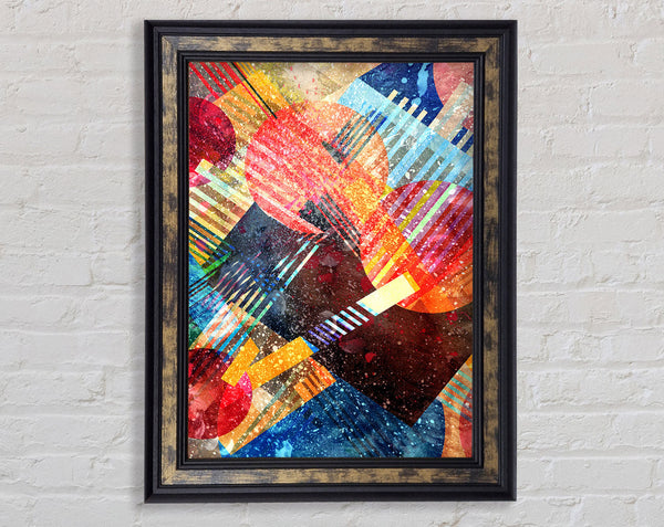 Circles Of Time 1 Framed Print