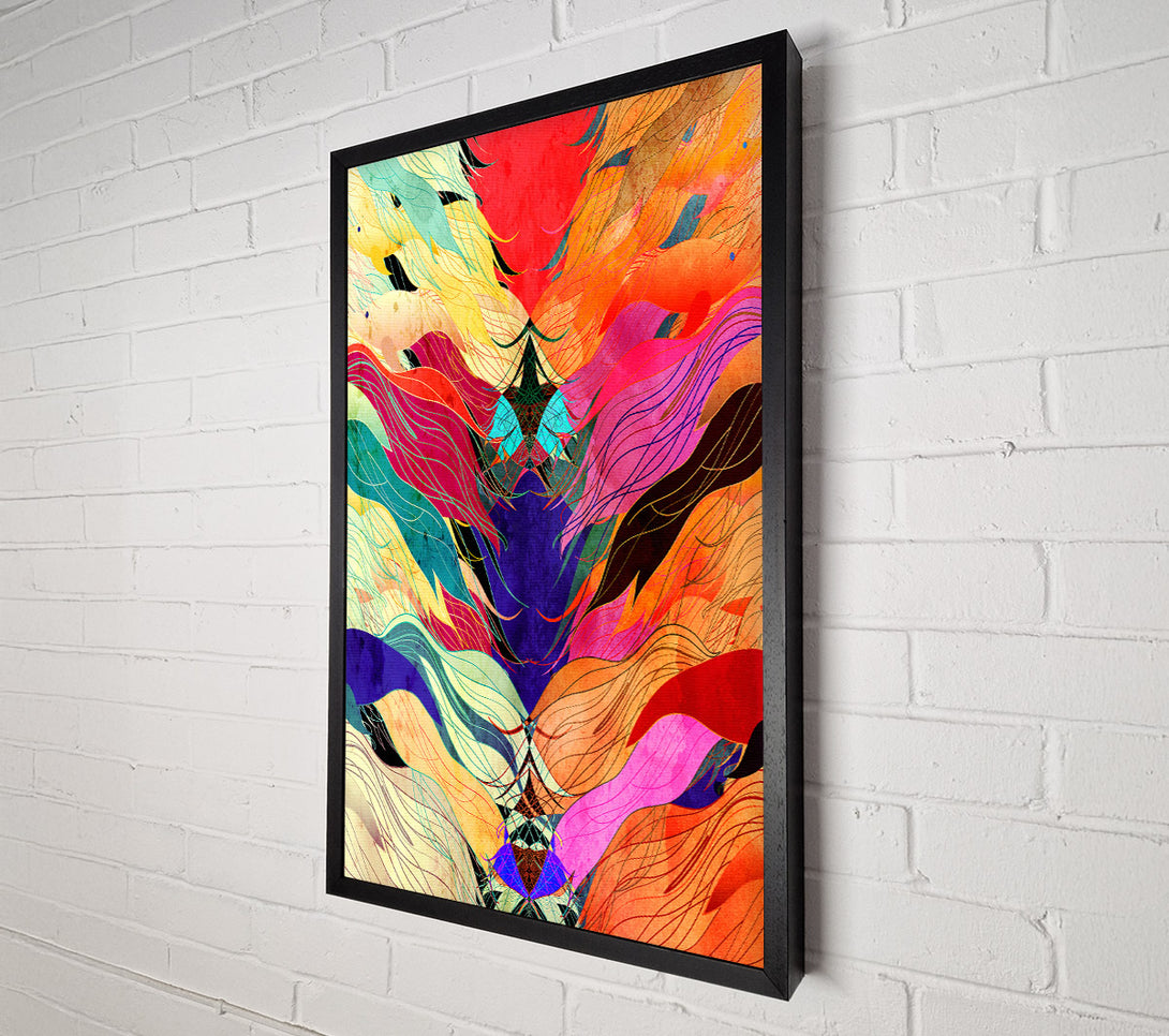  A Canvas Print of Psychedelic Ocean Fish Canvas Art
