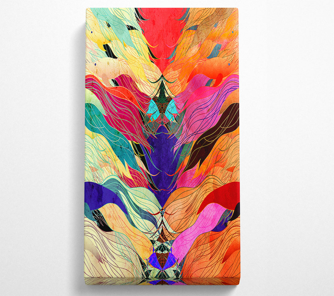  A Canvas Print of Psychedelic Ocean Fish Canvas Art