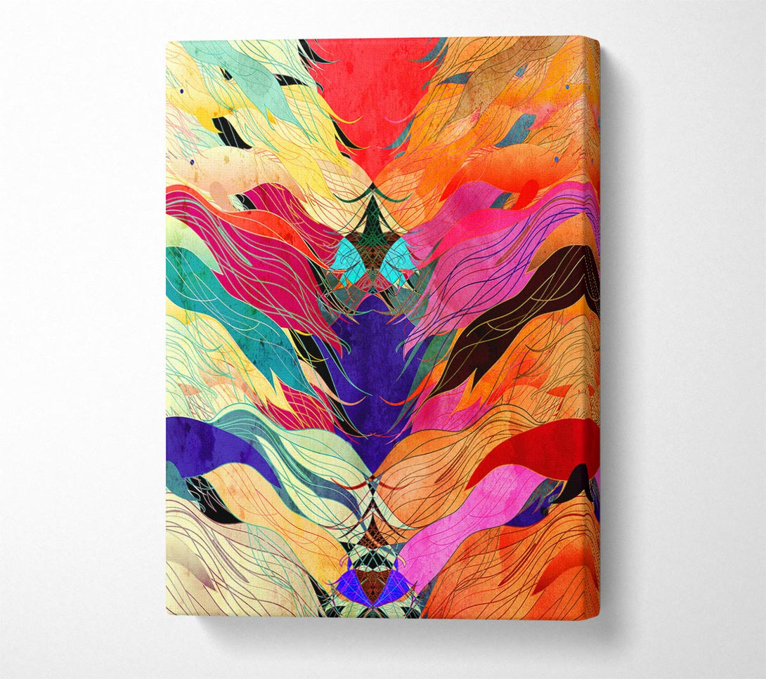  A Canvas Print of Psychedelic Ocean Fish Canvas Art