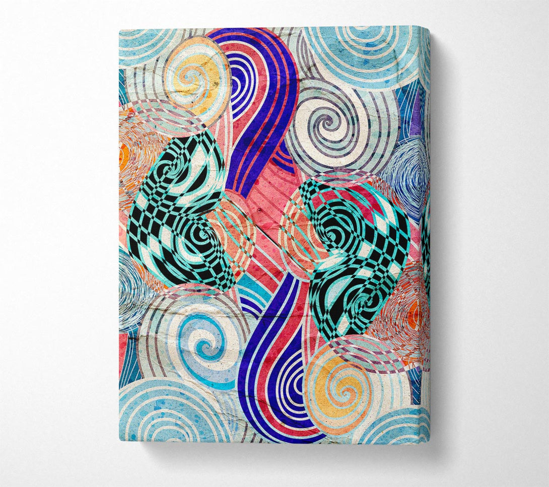  A Canvas Print of Patterns Of Time 4 Canvas Print