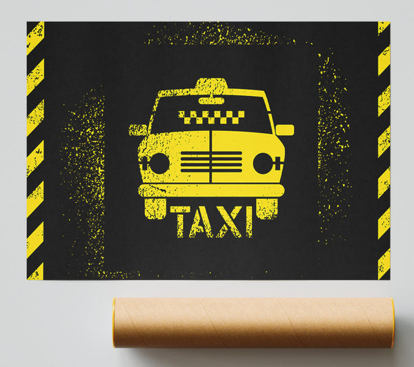 Yellow Taxi Print