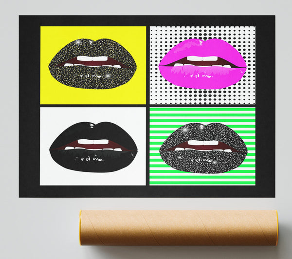 Sparkle Lips Print