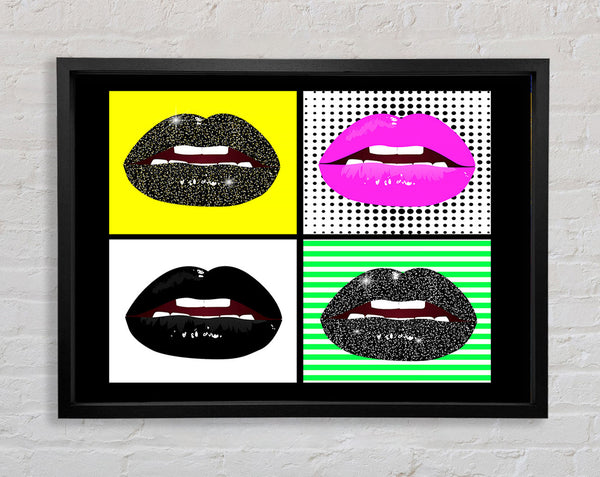 Funkelnde Lippen
