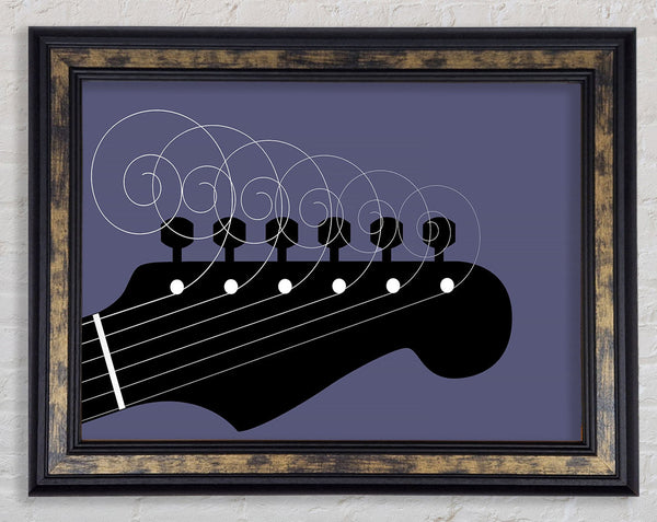 Guitar Strings Framed Print
