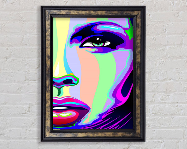 Futuristic Woman Framed Print