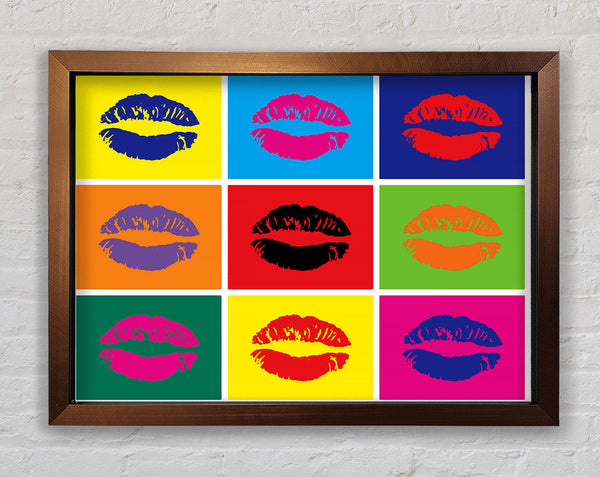 Lippen Pop Art